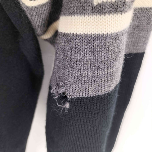 マンシングウェア GRANDSLAM MUNSINGWEAR ロゴ刺繍 袖ニット切替 プルオーバー フリース トップス メンズ MA