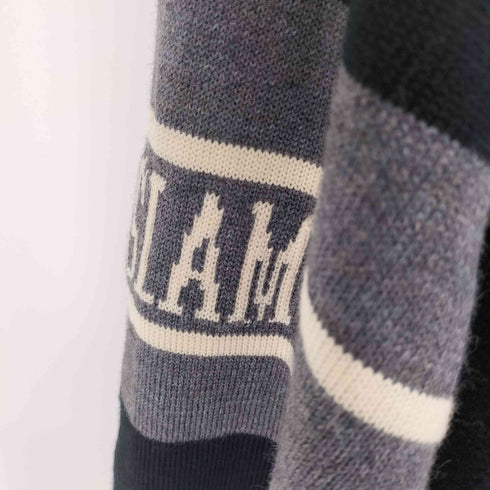 マンシングウェア GRANDSLAM MUNSINGWEAR ロゴ刺繍 袖ニット切替 プルオーバー フリース トップス メンズ MA