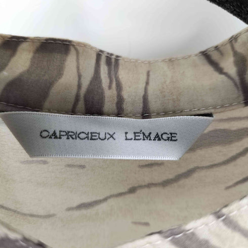 カプリシュレマージュ CAPRICIEUX LEMAGE ゼブラシアーシャツ レディース FREE