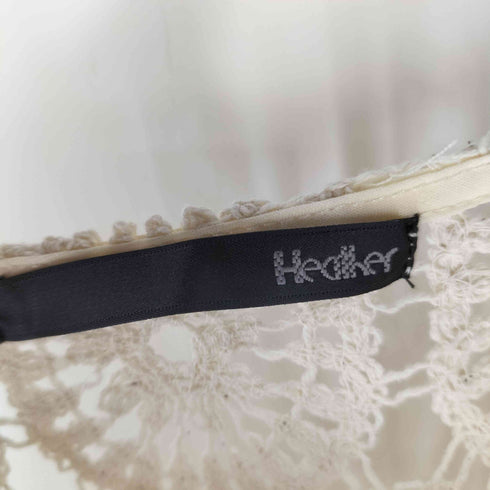 ヘザー Heather クロシェ編み S/Sカットソー レディース FREE
