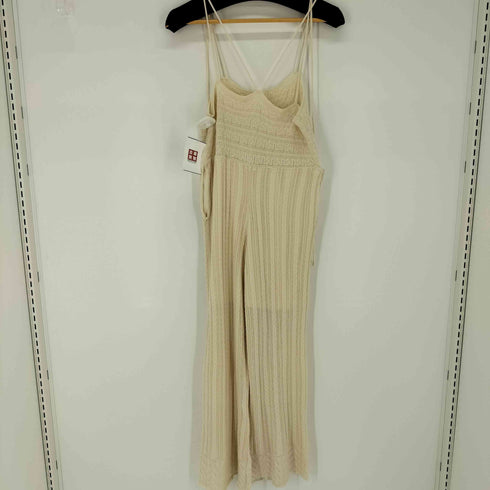 ジーナシス JEANASIS キャミソールニットオールインワン レディース import:M