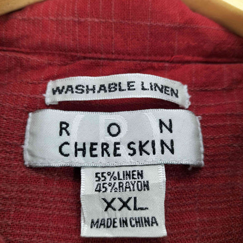 RON CHERE SKIN レーヨンリネンシャツ メンズ JPN:XXL