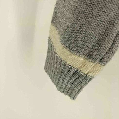 チャップス CHAPS ボーダー ローゲージ ケーブル コットン ニット レディース import:S