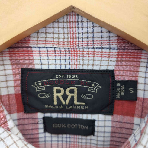 ダブルアールエルラルフローレン RRL RALPH LAUREN 1ツ星 ガチャポケチェックシャツ メンズ import:S