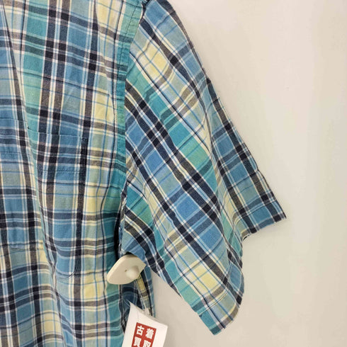 ランズエンド LANDS END 90S チェックS/S BDシャツ メンズ 15 1/2