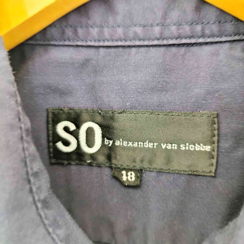 ソーバイアレクサンダーヴァンスロベ SO by alexander van slobbe インサイドアウトデザインS/Sシャツ メンズ 18
