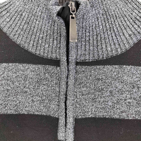 エコーアンリミテッド ECKO UNLTD ハーフジップ ボーダーニット メンズ JPN:M