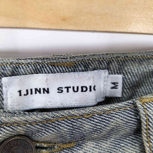 1JINN STUDIO 再構築フレアデニムパンツ ブーツカット Y2K レディース JPN:M
