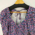 ザラ ZARA オフショルフラワーワンピース フロントギャザー レディース import:S