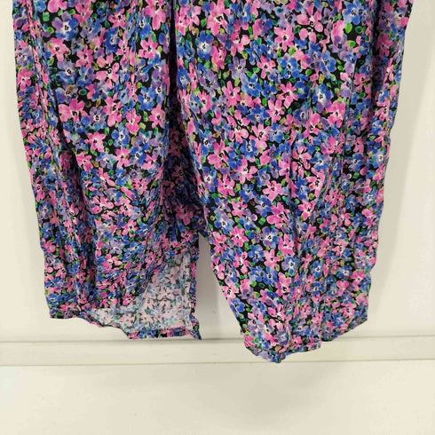 ザラ ZARA オフショルフラワーワンピース フロントギャザー レディース import:S