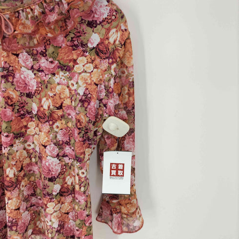{[PICCOT 花柄シャツブラウス レディース