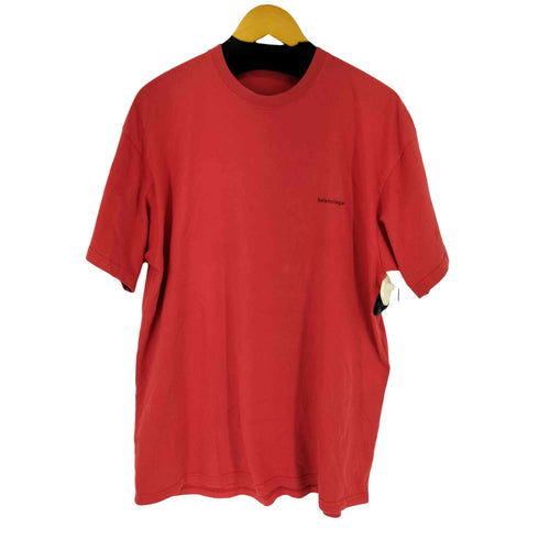 バレンシアガ BALENCIAGA コピーライトロゴ クルーネックTシャツ メンズ JPN:S