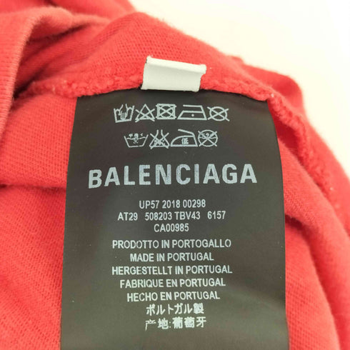 バレンシアガ BALENCIAGA コピーライトロゴ クルーネックTシャツ メンズ JPN:S