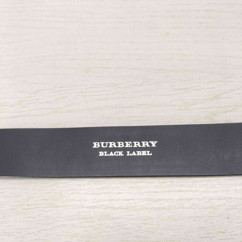 バーバリーブラックレーベル BURBERRY BLACK LABEL レザーベルト メンズ