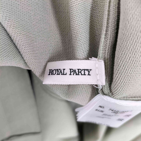 ロイヤルパーティー ROYAL PARTY パワショル ニット フレア ワンピース レディース FREE