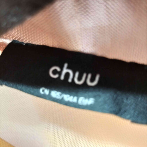 CHUU シアーカットソー ハイネック レディース