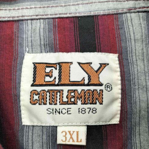 エリーキャトルマン ELY CATTLEMAN ウエスタンシャツ メンズ 3XL
