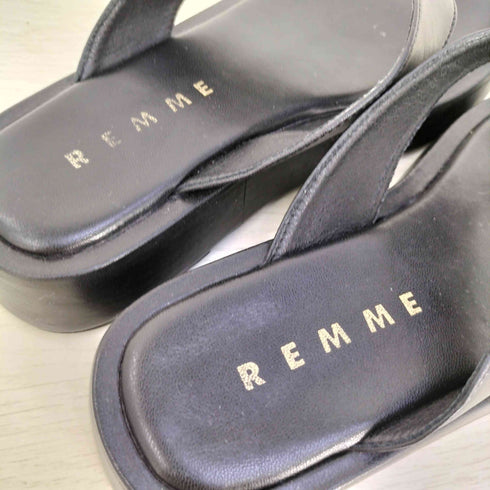 レメ REMME ECO LEATHER SOFIA エコレザー ソフィア サンダル レディース 38