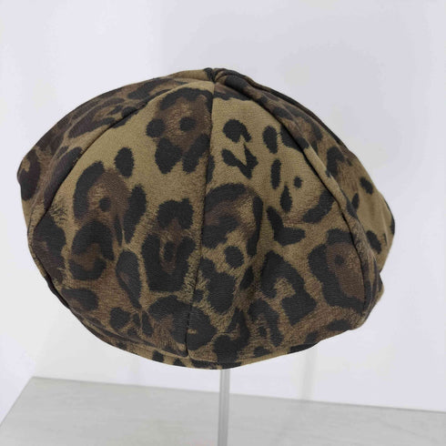 MILLIONAIRE HATS レオパード柄ベレー帽 メンズ
