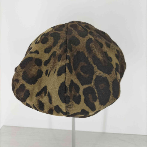 MILLIONAIRE HATS レオパード柄ベレー帽 メンズ