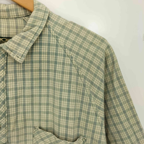 DROORS CLOTHING プルオーバー ラグラン チェックシャツ メンズ