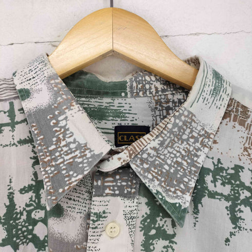 ボックスシルエット総柄シャツ メンズ 47/48