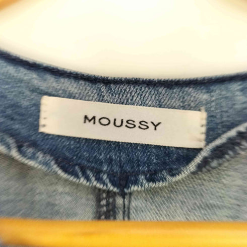 マウジー moussy PUFF SLEEVE DENIM DRESS パフスリーブ デニムドレス ワンピース レディース JPN:2