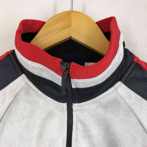 ルコック スポルティフ le coq sportif ロゴプリント ハーフジップ 半袖 ジャージ トラックジャケット メンズ import:M