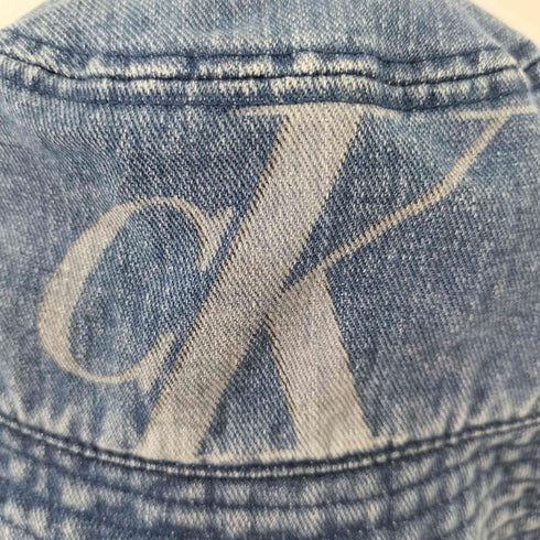カルバンクラインジーンズ Calvin Klein Jeans デニムバケットハットステンシルロゴ メンズ