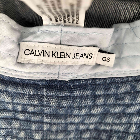 カルバンクラインジーンズ Calvin Klein Jeans デニムバケットハットステンシルロゴ メンズ