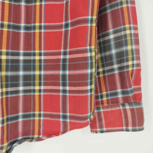 ポロバイラルフローレン Polo by RALPH LAUREN インド製 RRL OUTFITTERS コットンチェックネルシャツ メンズ import:M