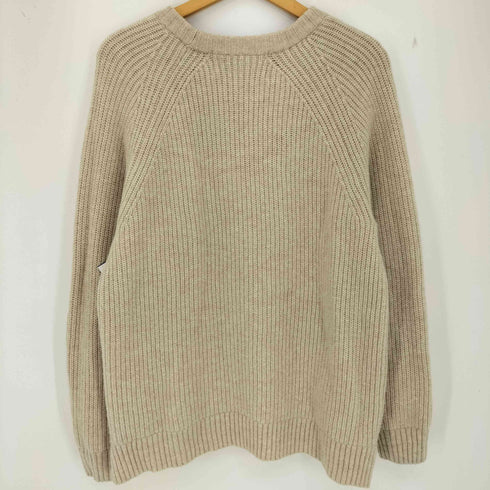 ユナイテッドアローズグリーンレーベルリラクシング UNITED ARROWS green label relaxing SC ハミルトンラム 畦 クルーネック ニット メンズ L