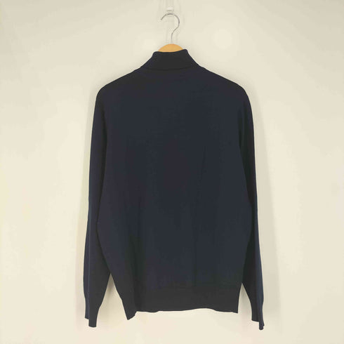 ジョンスメドレー JOHN SMEDLEY イングランド製 Pure New Wool ピュアニューウール タートルネックニット セーター メンズ