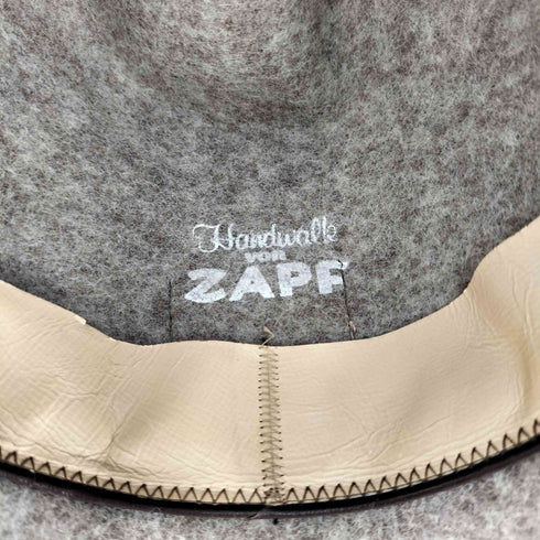 Zapf フェルト中折れチロリアンハット メンズ