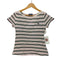 バーバリーブルーレーベル BURBERRY BLUE LABEL ボーダー ボートネック カットソー レディース EUR:38