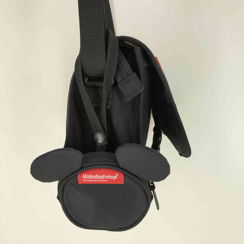 マンハッタンポーテージ Manhattan Portage ポーチ付き キャラクター刺繍 ショルダーバッグ レディース
