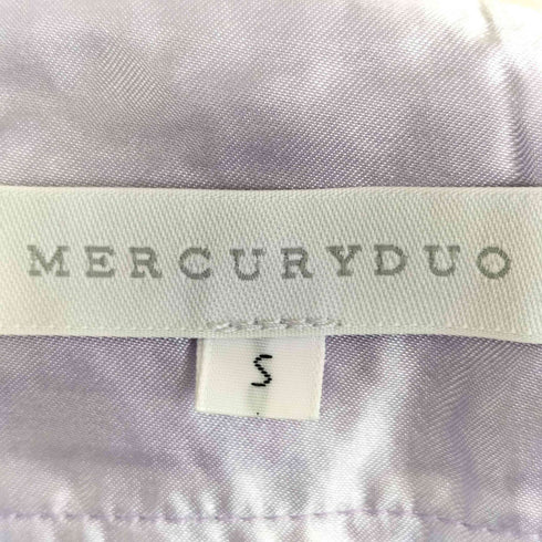 マーキュリーデュオ MERCURYDUO リーフ柄ケミカルレースタイトスカート レディース S