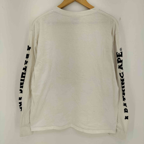 アベイシングエイプ A BATHING APE Crossbone L/S Tee メンズ JPN:L