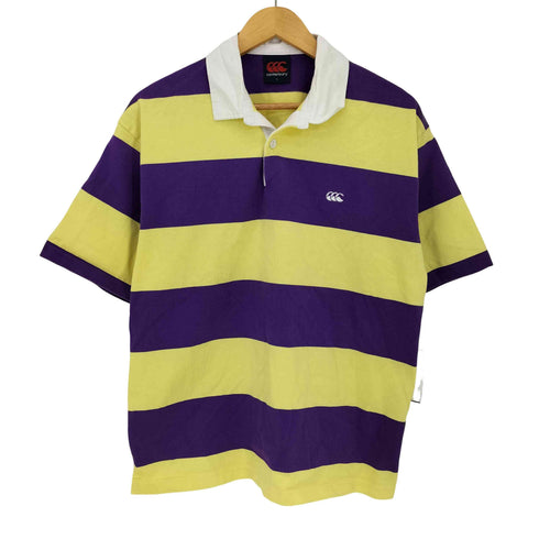 カンタベリー CANTERBURY S/S 4INCH STRIPE Rugby jersey ストライプ ラグビー ジャージー メンズ import:L