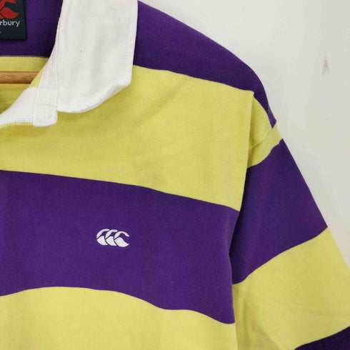 カンタベリー CANTERBURY S/S 4INCH STRIPE Rugby jersey ストライプ ラグビー ジャージー メンズ import:L