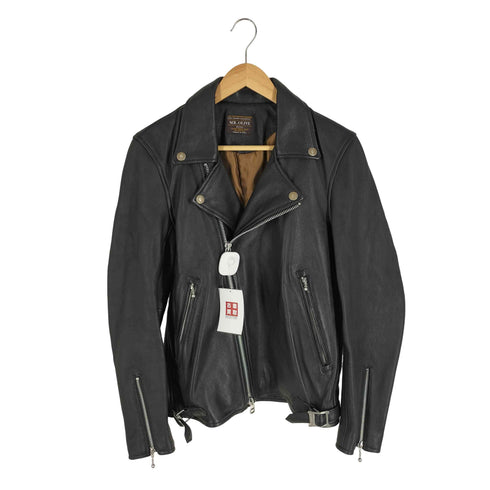 ミスターオリーブ MR.OLIVE HAIR SHEEP SOFT VEGE LEATHER -URBAN DOUBLE RIDERS メンズ