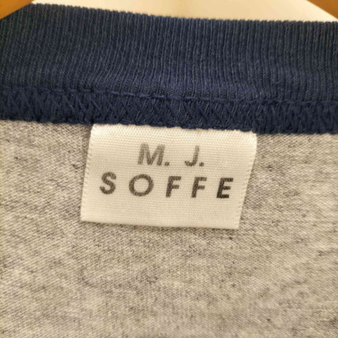 ソフィー SOFFE S/S プリントリンガーTシャツ メンズ
