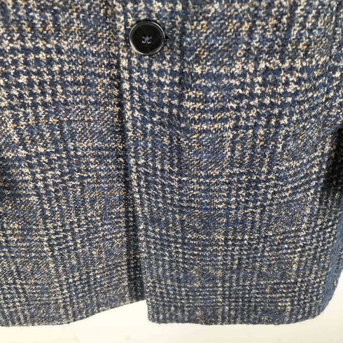 ザラマン ZARA MAN ウールツイード ノーカラーコート メンズ