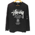 ステューシー Stussy ワールドツアー 両面プリント 長袖Tシャツ メンズ JPN:M
