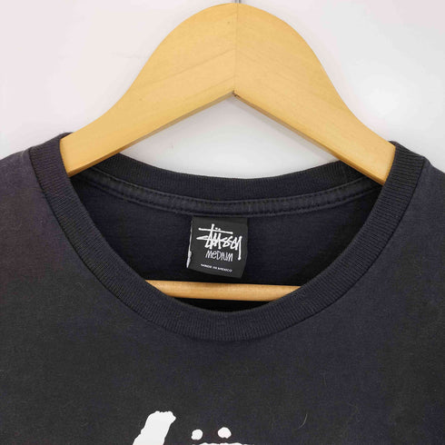 ステューシー Stussy ワールドツアー 両面プリント 長袖Tシャツ メンズ JPN:M