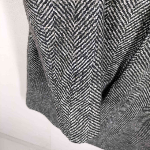 ザラマン ZARA MAN MADE IN ITALY ヘリンボーン ノーカラーコート メンズ