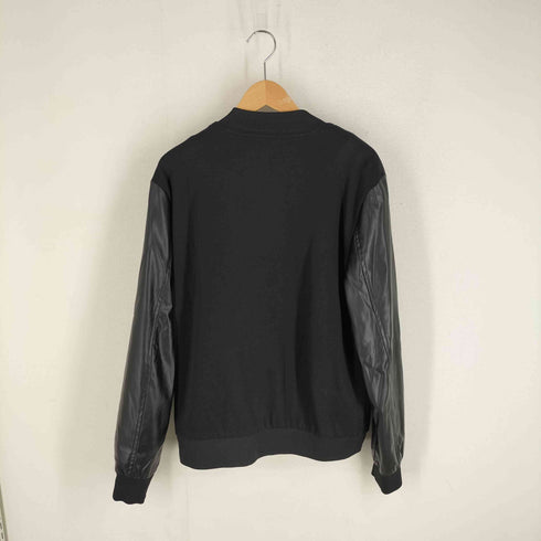 ザラマン ZARA MAN フェイクレザースリーブ ブルゾン メンズ import:L