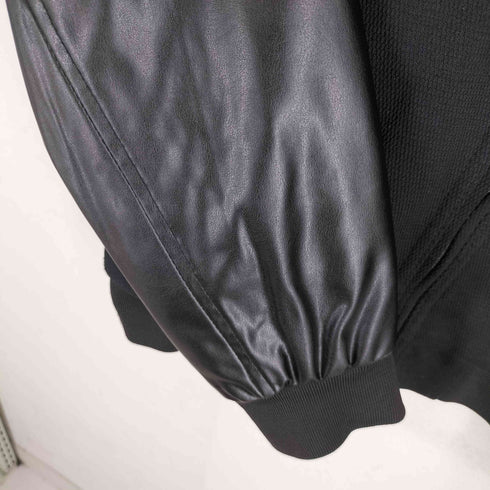 ザラマン ZARA MAN フェイクレザースリーブ ブルゾン メンズ import:L