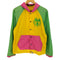 アベイシングエイプ A BATHING APE ロゴプリント マルチカラー ナイロンパーカー メンズ M