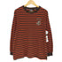 エムエルビー MLB フロント刺繍ボーダーL/S TEE メンズ JPN:XL